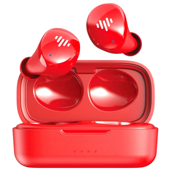 Red Wireless Waterproof 5.3 Bluetooth Earbuds W/Built-in Microphone Gift Wrapped - Picture 1 of 10